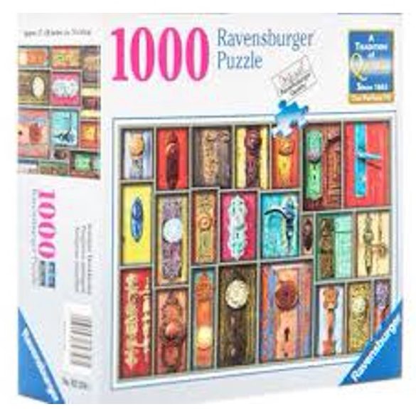 Ravensburger Antique Doorknobs 1000 Piece Puzzle image 0